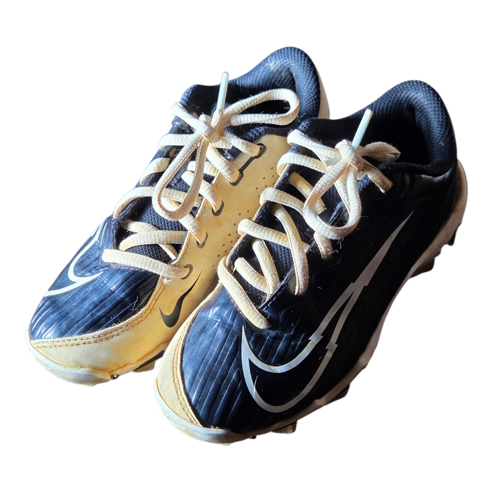 Nike Kids Black and Gold Sneakers